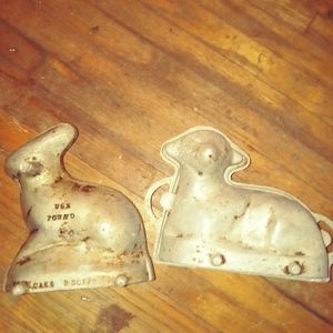 Vintage cake molds